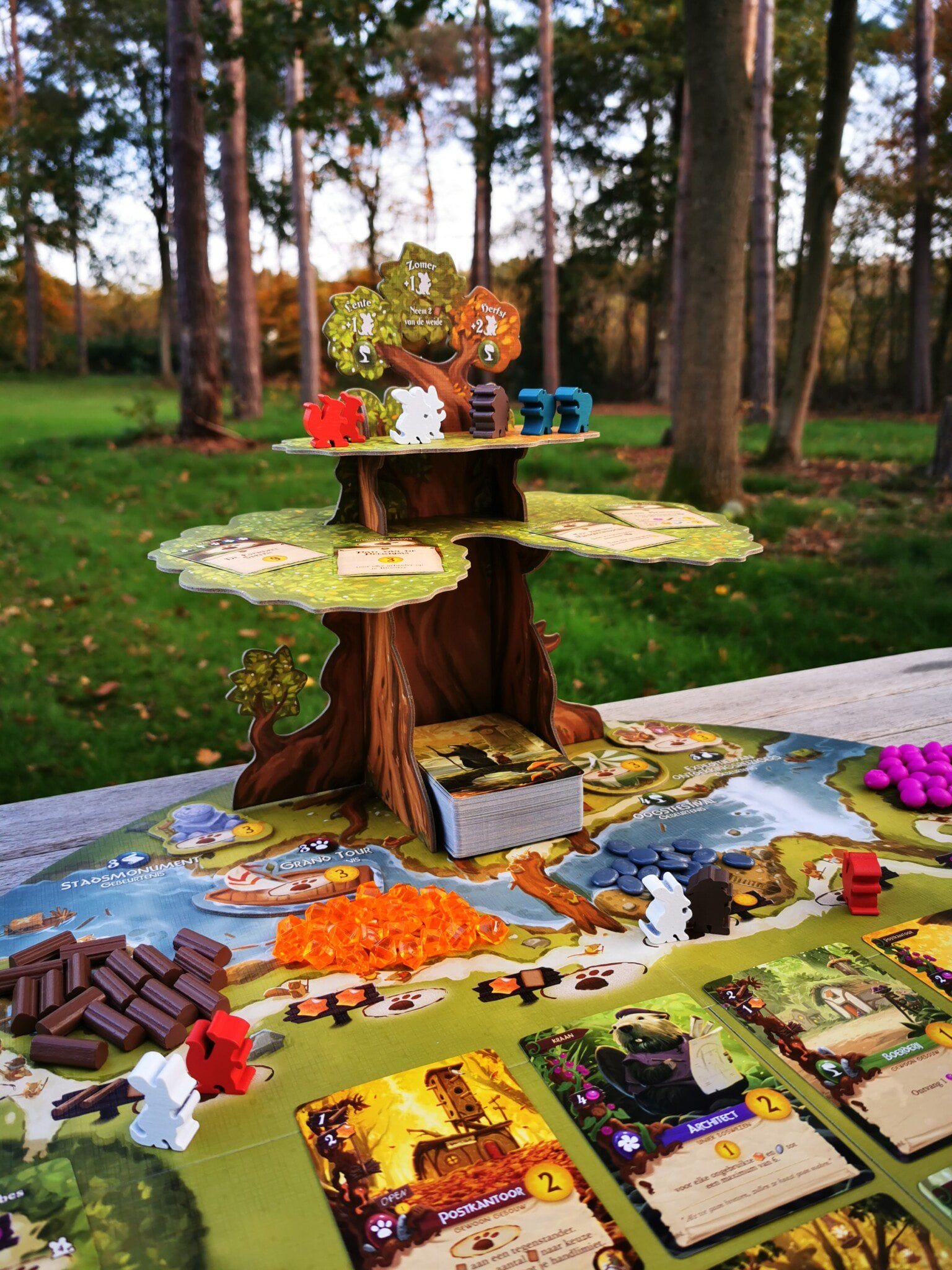 Everdell bordspel grondstoffen