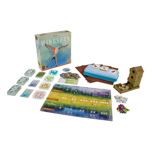 Wingspan inhoud van de doos