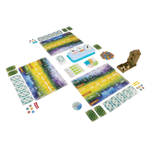 Wingspan bordspel van 999 Games beginopstelling