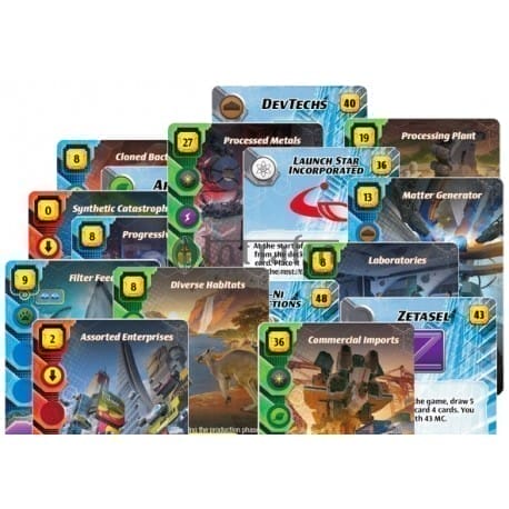 Uitbreiding voor Terraforming Mars Ares Expeditie kaartspel van Intrafin Games