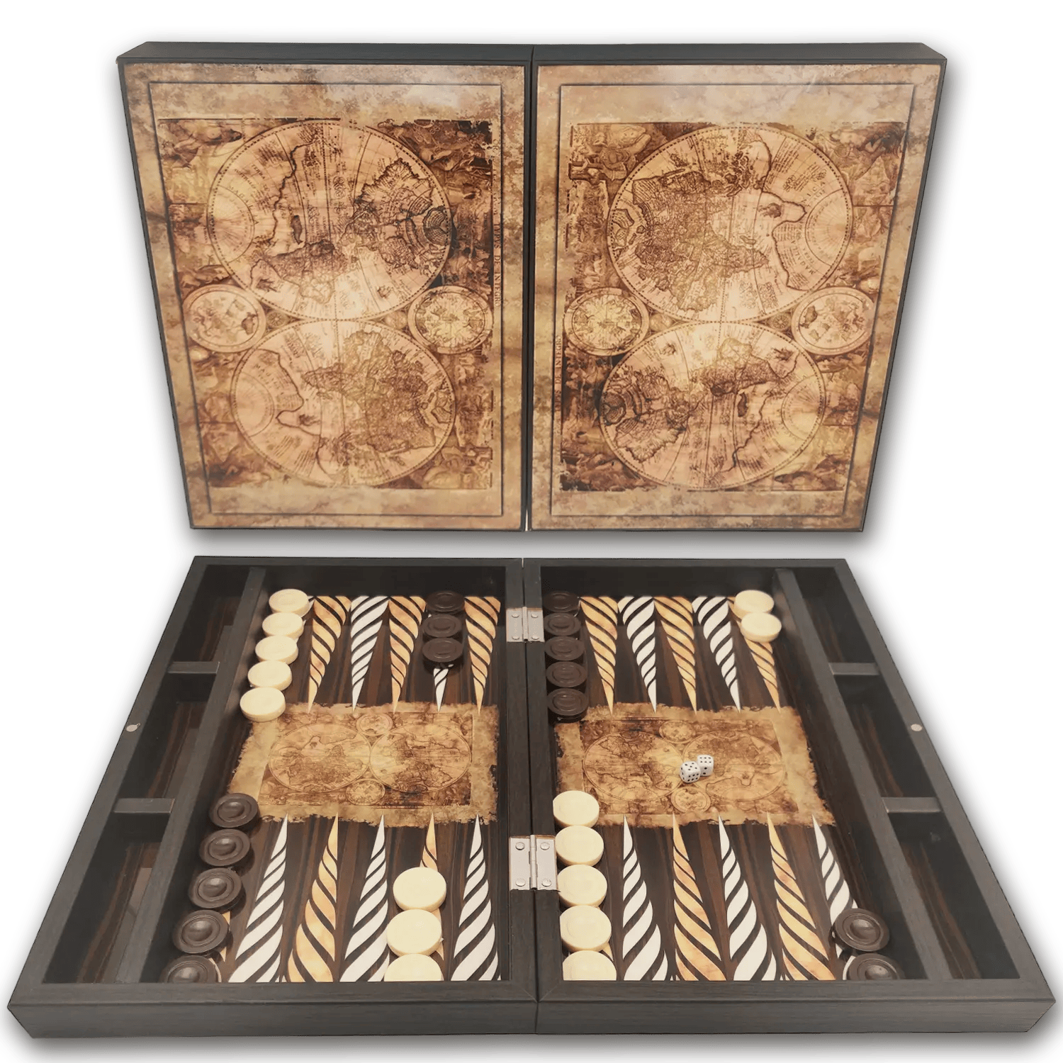 Trendy backgammon map