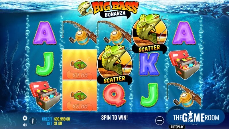 gokkasten in online casino Big Bass Bonanza