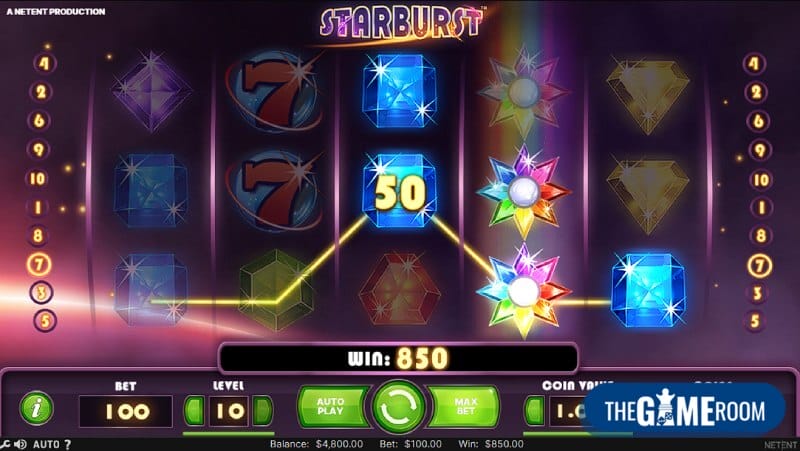 populaire slot in casino Starburst