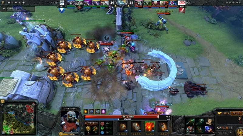 DOTA 2 gameplay