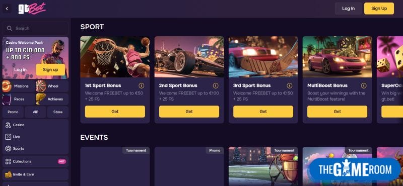 GTbet nieuw bookmaker bonussen